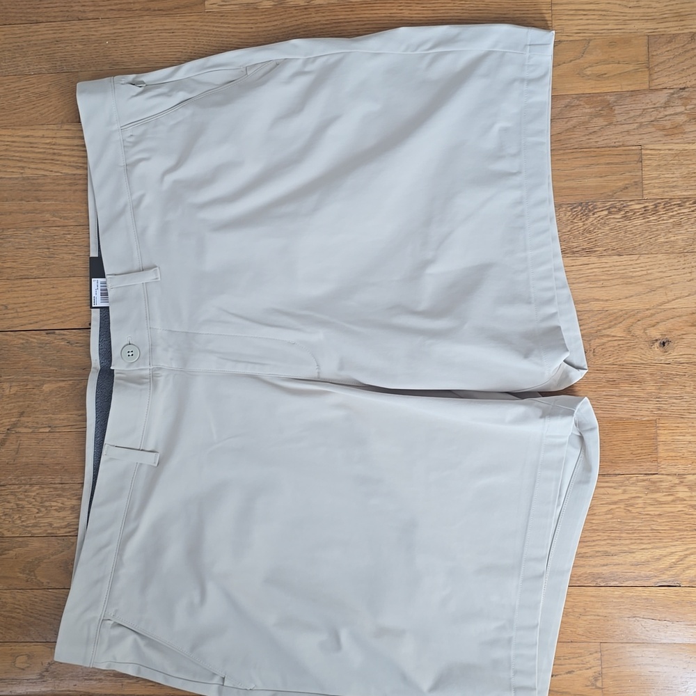 FLX BRAND MEN'S BIG & TALL PREMIUM MEDIUM BEIGE SHORTS SIZE 54